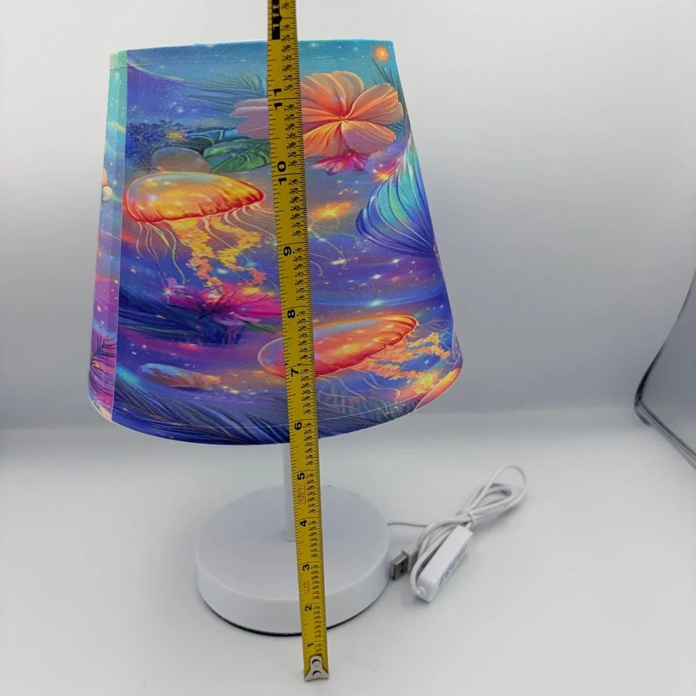 Mermaid‎ Jellyfish Ocean Lamp Kids Night Light USB Powered LED